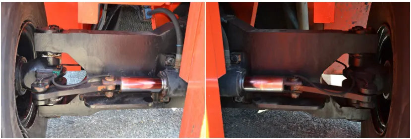 Cilindro dello sterzo del Reach Stacker