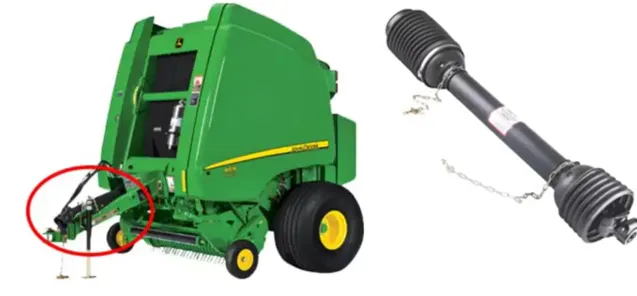 PTO Shaft for John Deere Round Balers