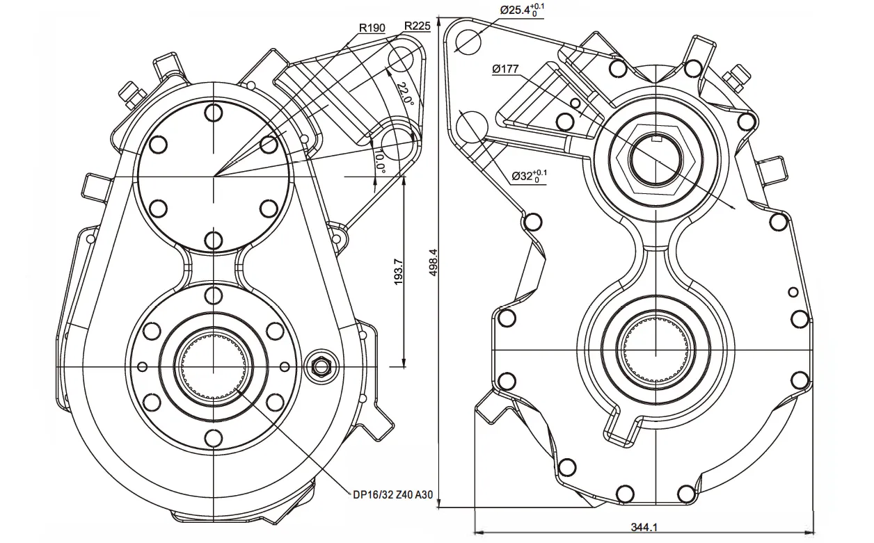 Square-Baler-Gearbox-FMP-DFK45-Dimensions-1
