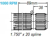 Tractor Output Shaft 1