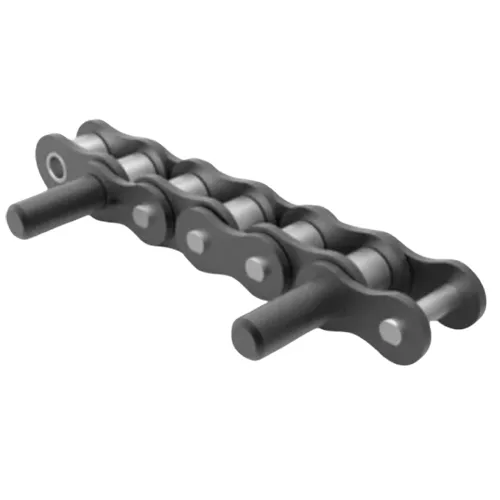 Conveyor chains with extended pins
