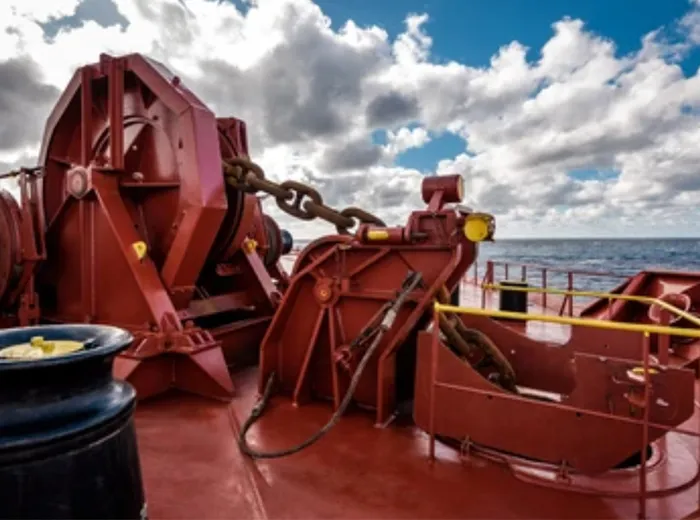 Winch Drive for Anchor Windlass