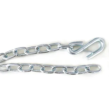 NACM90 G30 5/16” Galvanized Safety Chain with S hook on One End