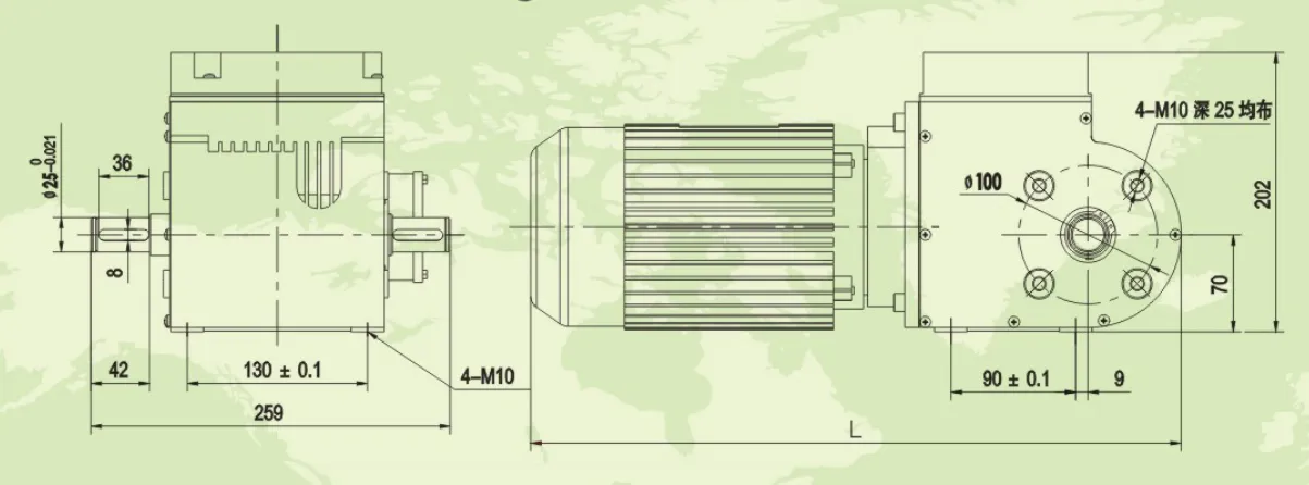 disegno dimensionale del prodotto